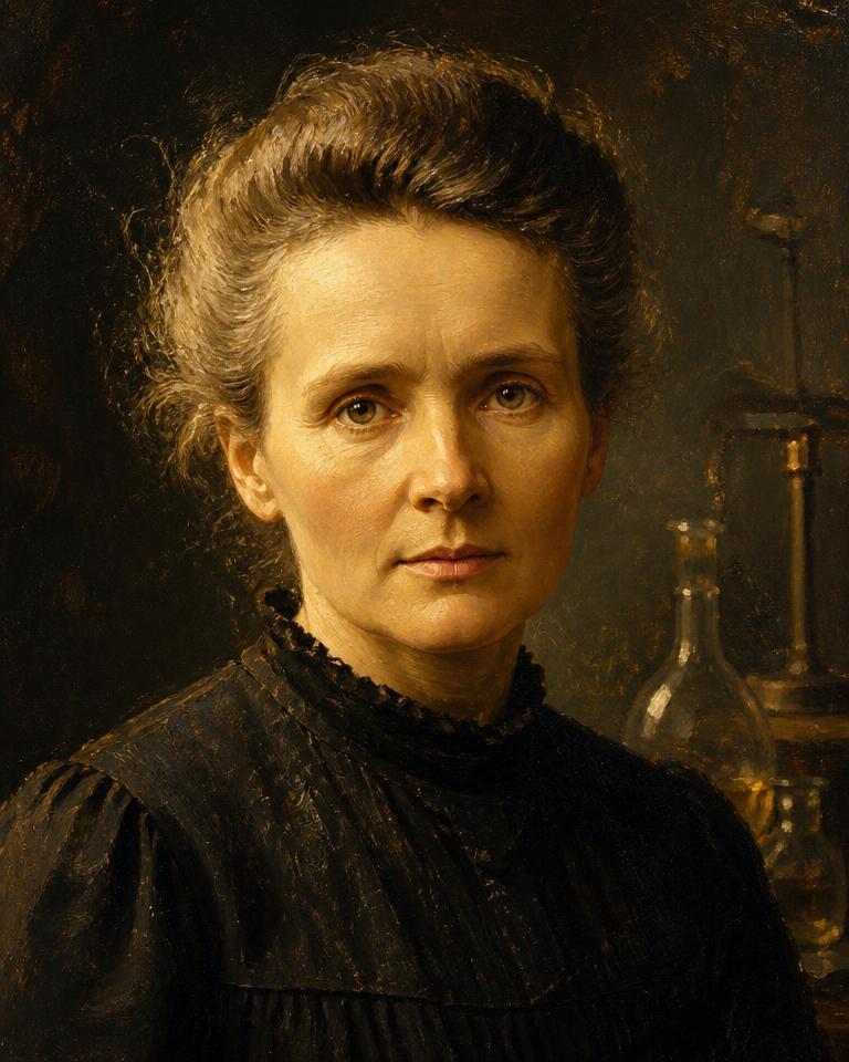 Portrait of Marie Curie