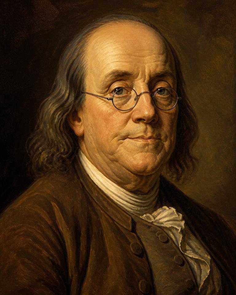 Portrait of Benjamin Franklin