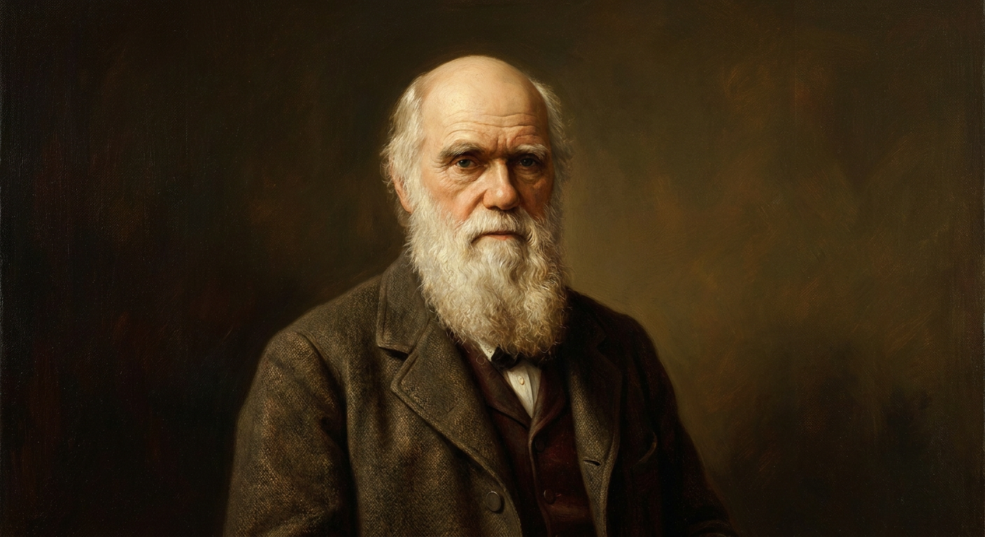 Portrait of Charles Darwin