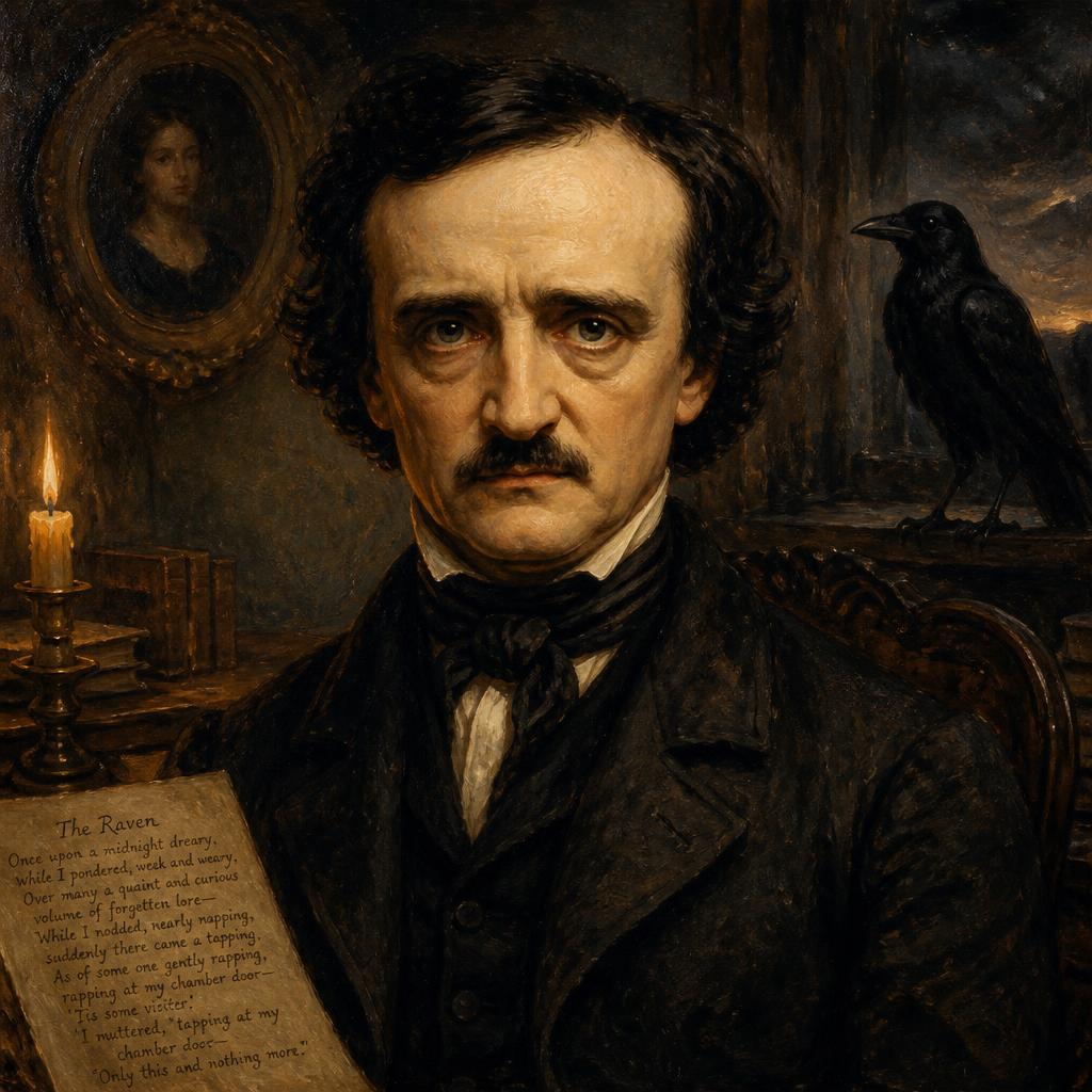 Portrait of Edgar Allan Poe