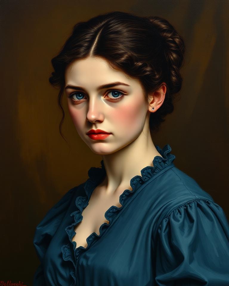 Portrait of Emily Brontë