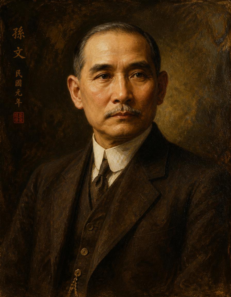 Portrait of Sun Yat-sen