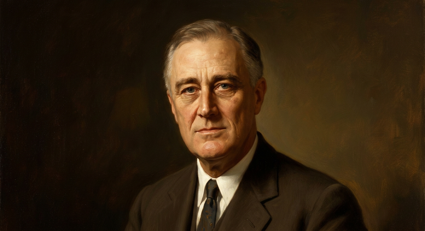 Portrait of Franklin D. Roosevelt