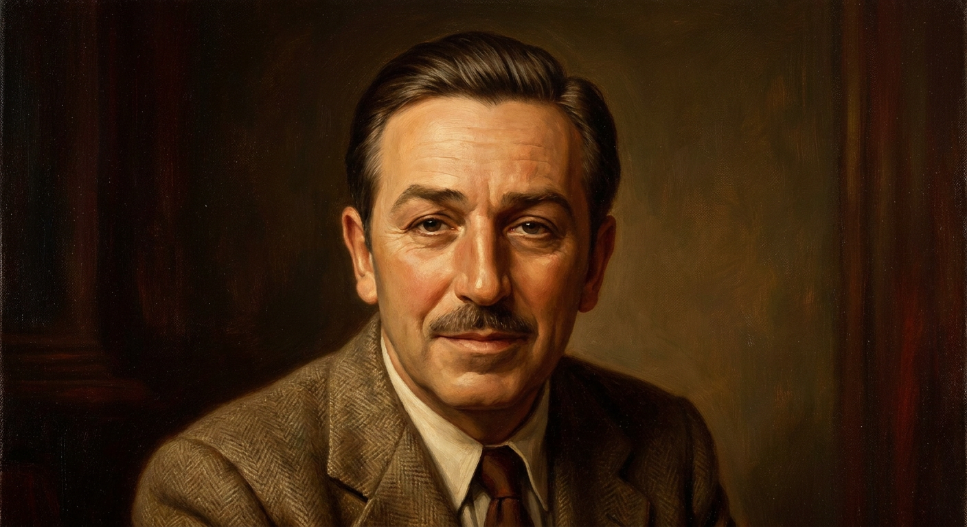 Portrait of Walt Disney