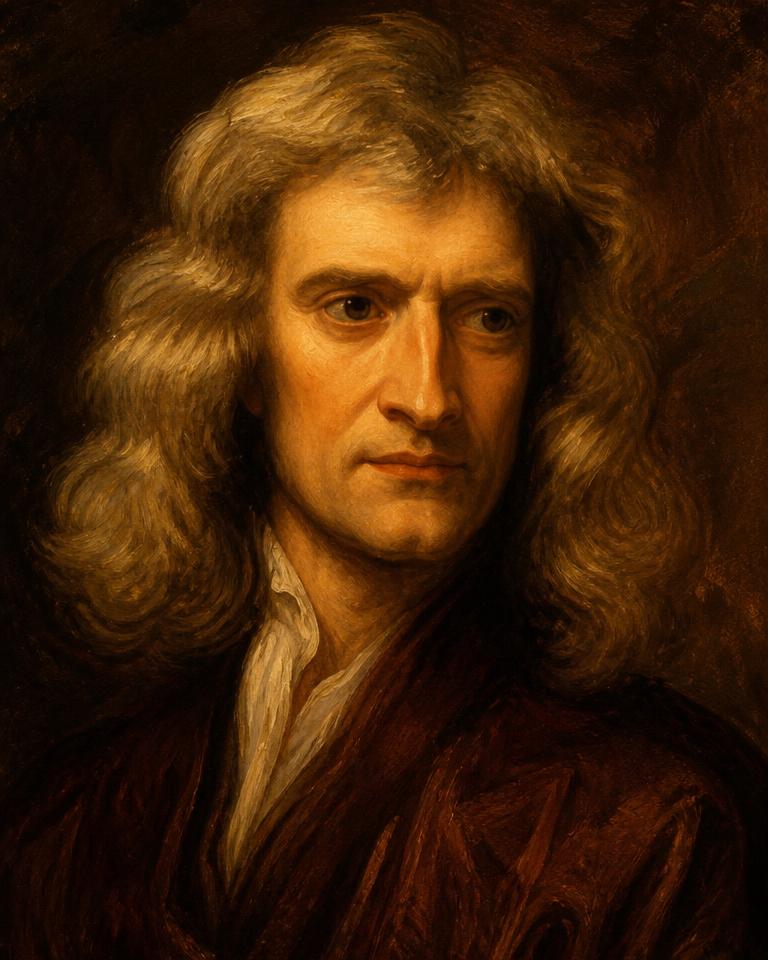 Portrait of Isaac Newton
