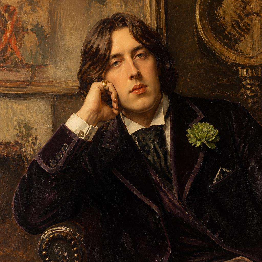 Portrait of Oscar Wilde
