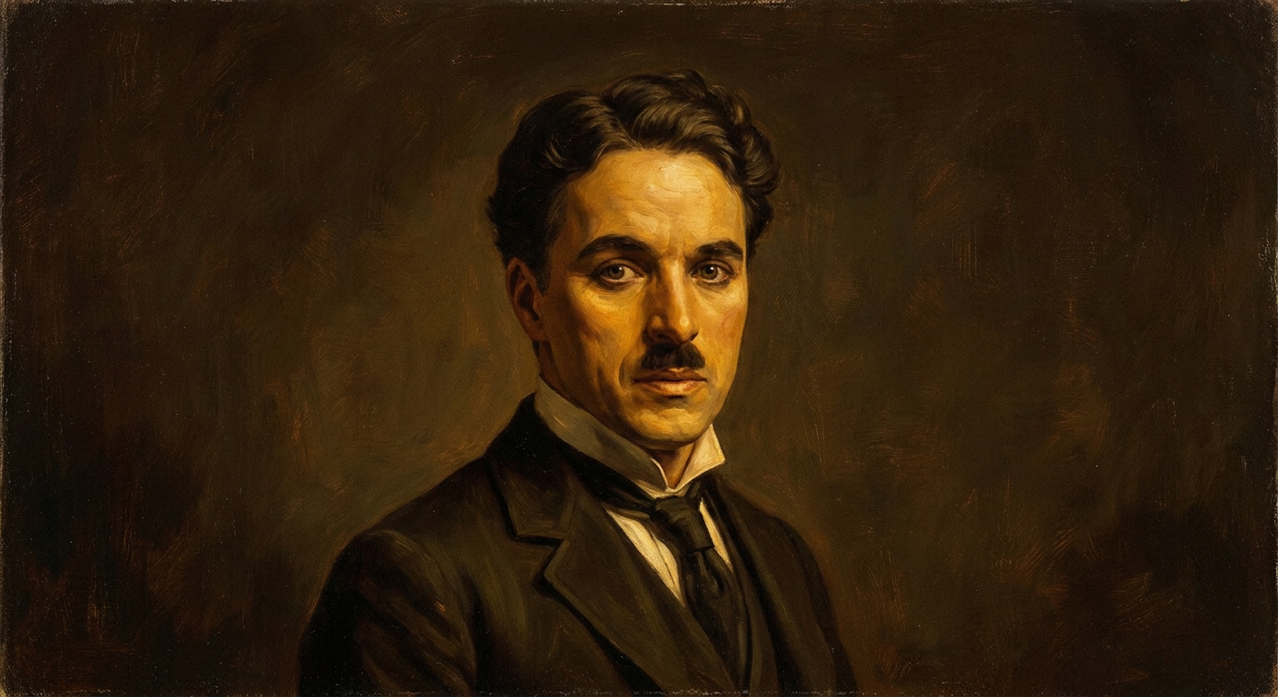 Portrait of Charlie Chaplin