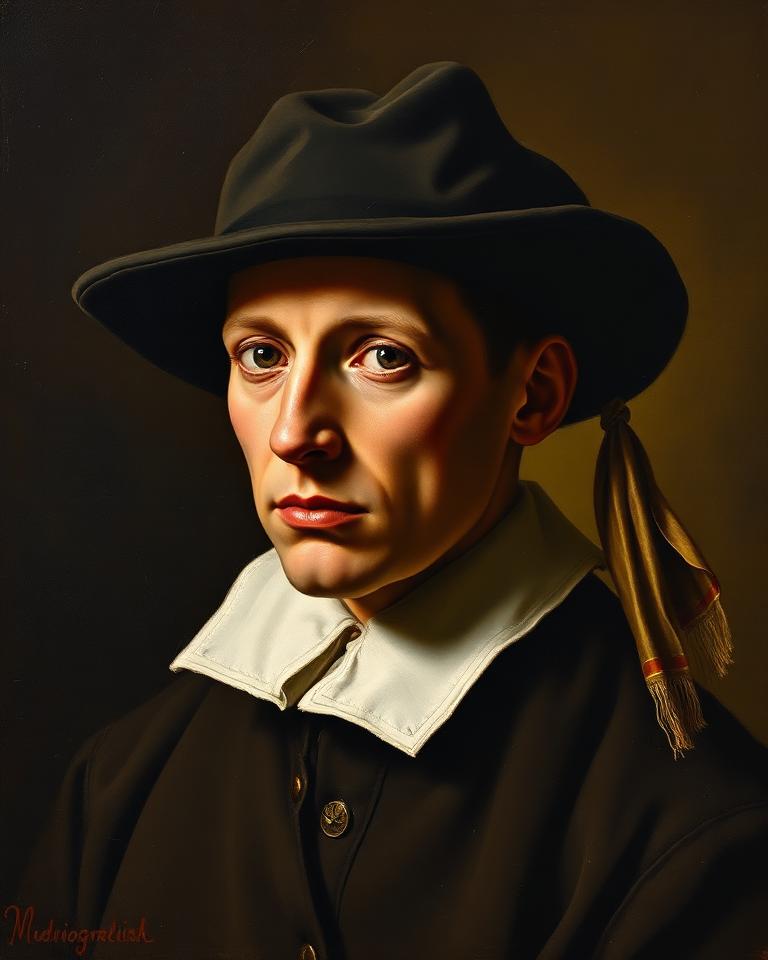 Portrait of Johannes Vermeer