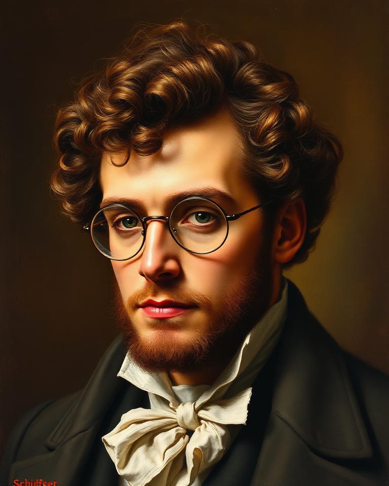 Portrait of Franz Schubert