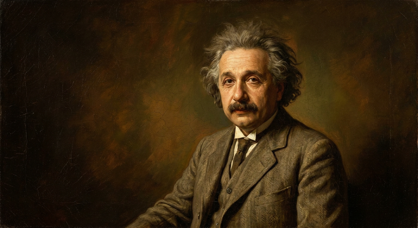 Portrait of Albert Einstein