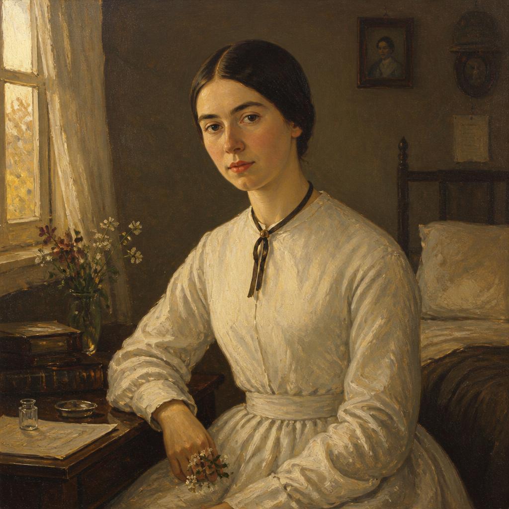 Portrait of Emily Dickinson