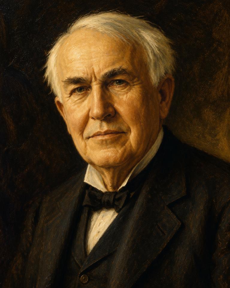 Portrait of Thomas Edison