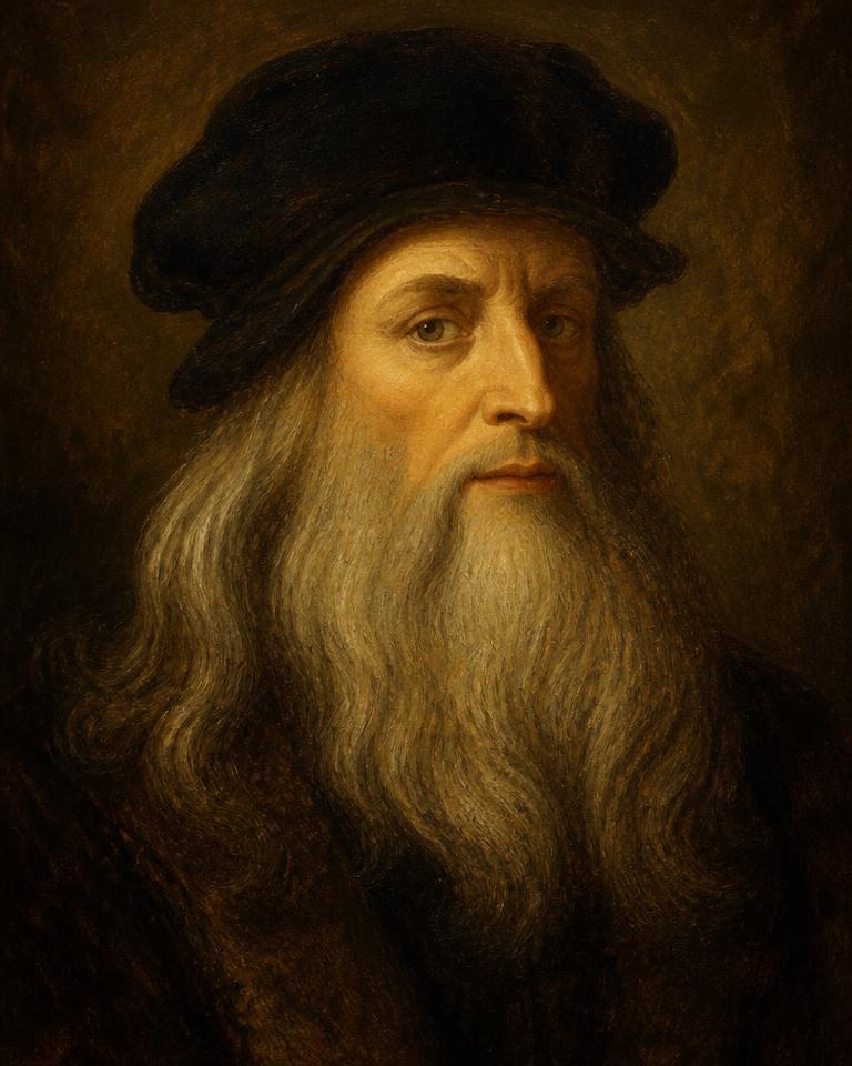 Portrait of Leonardo da Vinci