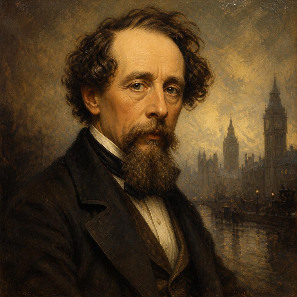 Portrait of Charles Dickens