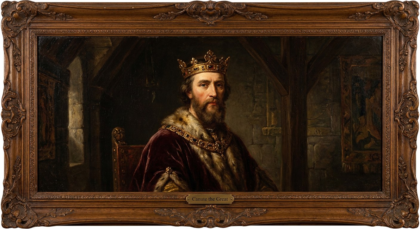 Portrait of Canute the Great
